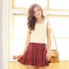 Tokyo Fashion - Mock Two-Piece Dotted Dress