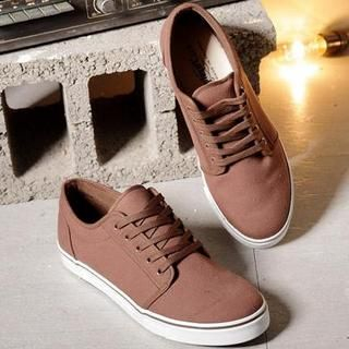 Lace-Up Canvas Sneakers