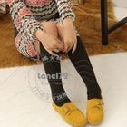 Lane172 - Genuine Leather Buckled Flats