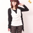 ZOO - Mock-Three-Piece Tie-Front Top
