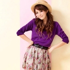 YUMI - Knit Dress with Bow Sash