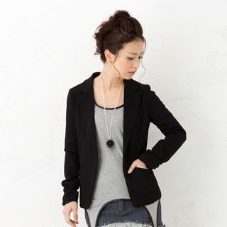 Single-Button Blazer