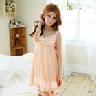 Tokyo Fashion - Lace-Trim Satin Nightdress