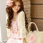 Tokyo Fashion - 3/4-Sleeve Lace Cardigan