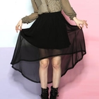 Tokyo Fashion - Dip-Back Chiffon Midi Skirt