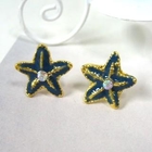 Angelove - Rhinestone 'Starfish' Earrings
