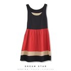 Dream Star - Color-Blocked Sleeveless Dress
