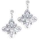Keleo - 18K White Gold Earrings