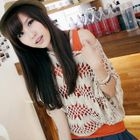 BAIMM - Batwing-Sleeve Open-Knit Top