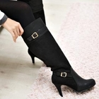 STYLEKELLY - Faux-Suede Tall Boots