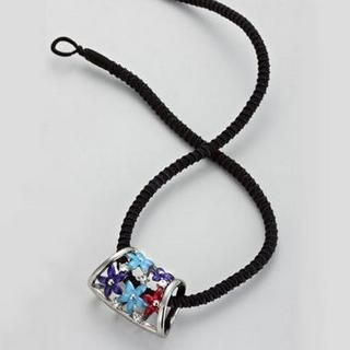 Rhinestone Floral Scarf Clip