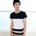 INTHING - Color-Block Short-Sleeve Tee