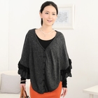 59th Street - Ruffled Cape Cardigan