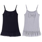 59 Seconds - Bow-Detail Chiffon-Hem Tank Top