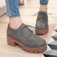 CITTA - Lace-Up Platform Shoes CITTA - Lace-Up Platform Shoes