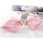 Fit-to-Kill - Diamond bow hair pin -pink