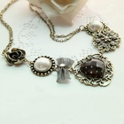 Fit-to-Kill - Vintage Luxury Rose with Pearl Necklace