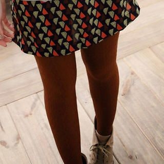 Cable-Pattern Tights