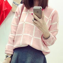 Eva Fashion - 格子毛衣 Eva Fashion - 格子毛衣