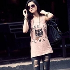 PUFFY - Distressed Back Print Tank Top