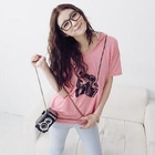 D.P-Shop - 'Camera' Print Hooded T-Shirt