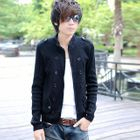 MR.ZERO - Double-Buttoned Knit Jacket