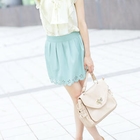 Tokyo Fashion - Pleated Cutout Skirt