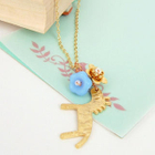 MyLittleThing - Golden Little Horse and Flowers Necklace MyLittleThing - Golden Little Horse and Flowers Necklace