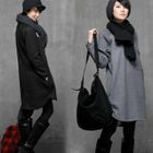 HALUMAYBE - Brushed Fleece Pullover Dress
