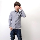 SeventyAge - Star Print Long Sleeve Shirt