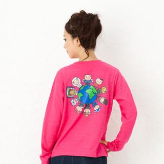 Long-Sleeve Print T-Shirt - Beautiful Pig's World Long-Sleeve Print T-Shirt - Beautiful Pig's World