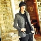 HOTBOOM - Pocket Detail Button-Front Jacket