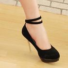 Smoothie - Ankle-Strap Platform Stiletto