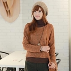 CLICK - Dolman-Sleeve Knit Top