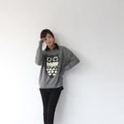 Maypin - Owl-Printed Wool Blend Knit Top