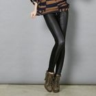 Catherine Marie - Faux-Leather Trim Leggings
