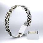 Mohzy - Mohzy Loop USB to Micro-USB Cable (Zebra) (With Adapter)