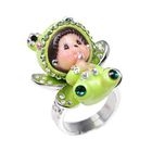 Atelier - Butterfuly Platinum Plated Ring with Animal MCC Frog Monchhichi Atelier - Butterfuly Platinum Plated Ring with Animal MCC Frog Monchhichi
