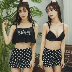 Beach Date - 星星印花字母比基尼泳衣套装 Beach Date - 星星印花字母比基尼泳衣套装
