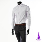 Purplow - Contrast-Trim Striped Shirt