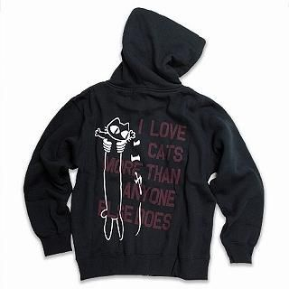 Zip Hoodie - 'I LOVE CATS' Zip Hoodie - 'I LOVE CATS'