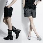 Rememberclick - Cuffed-Hem Shorts