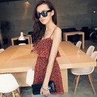 PUFFY - Leopard Print Pleated Sun Dress