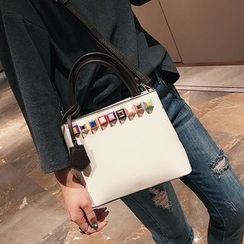 优尚良品 - 铆钉人造皮单肩包 优尚良品 - 铆钉人造皮单肩包