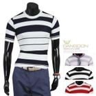 DANGOON - Color-Block Short-Sleeve Knit Top