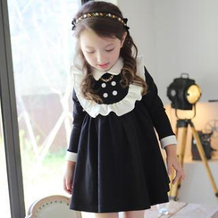Cuckoo - Kids Peter Pan Collar Dress Cuckoo - Kids Peter Pan Collar Dress