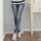 RingBear - Zip-Pocket Washed Skinny Jeans