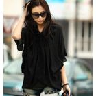 SOHO Central - Dip-Back Drawstring Top