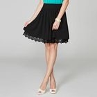 O.SA - Layered Lace-Hem Skirt