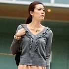 59th Street - Ruffled Cardigan